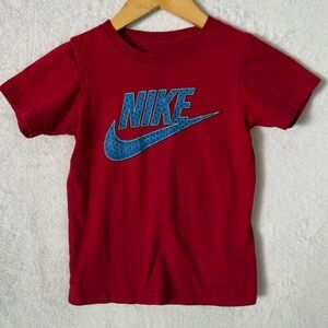 Nike Kids Red and Blue Short Sleeve Tee
